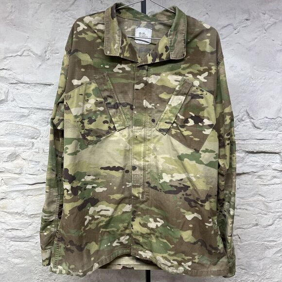 US Air Force NATO Woodland Camouflage Jacket Coat Combat Ripstop Slant Pockets - Picture 1 of 11